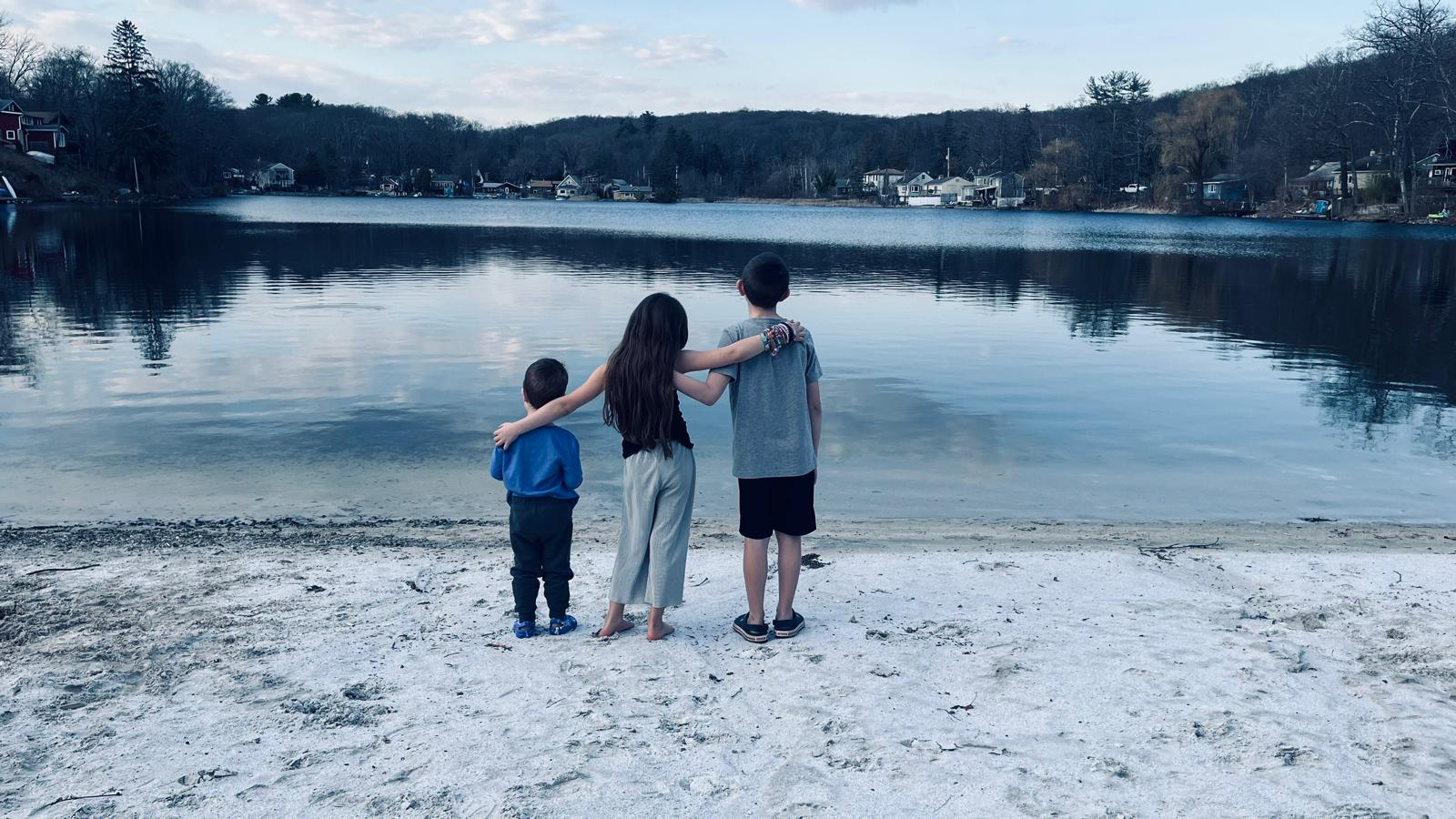 Family at the lake - Our Family, Our Values
